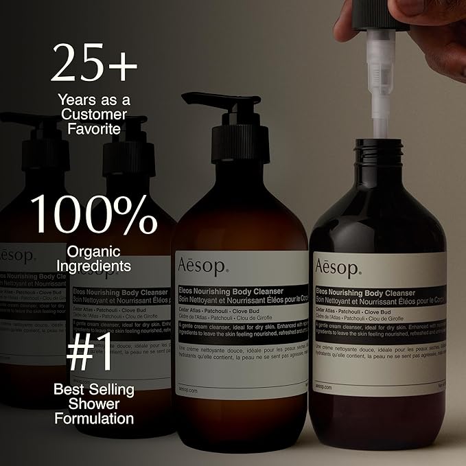 Aesop Eleos Nourishing Body Cleanser | Moisturizing Body Wash - Image 3
