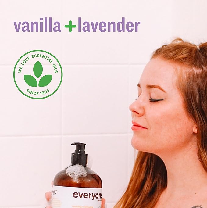 Everyone 3-in-1 Soap, Body Wash, Bubble Bath, 32 Ounce, Vanilla and Lavender - Image 4