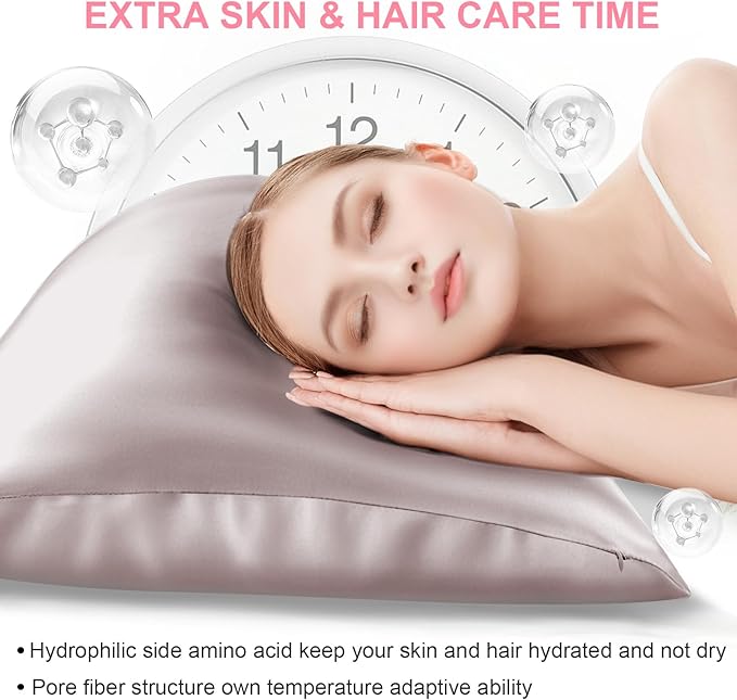 Silk Pillow Cases 2 Pack King Size - Image 3
