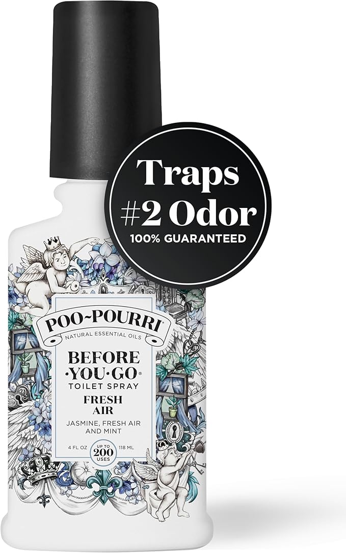 Poo-Pourri Before-You-Go Toilet Spray, Fresh Air, 4 Fl Oz, Bathroom Odor - Image 2