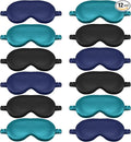 Cutecrop 12 Pcs Silk Sleep Masks Soft Satin Eye Masks by Cutecrop