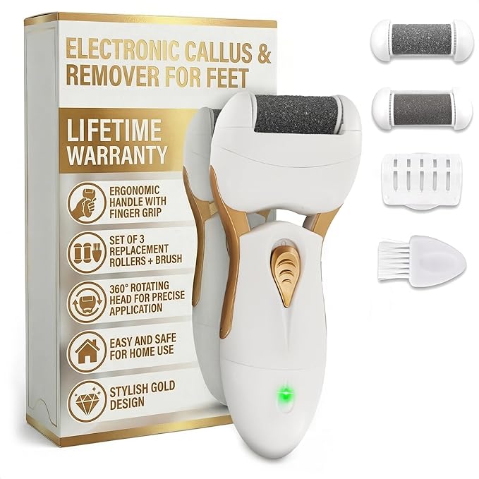 Electric Callus Remover for Feet – Electric Foot Filer by AZZORI