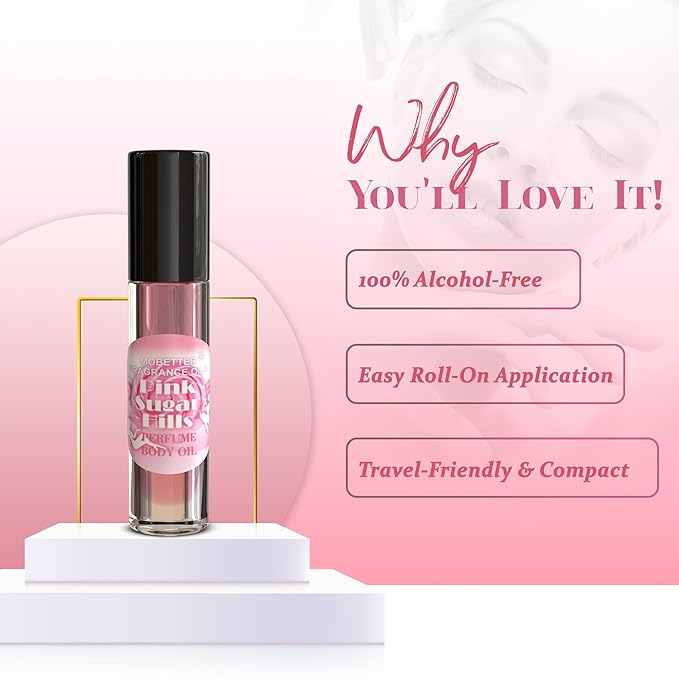 MOBETTER FRAGRANCE OILS Pink Sugar Hills Women Perfume Body Oil, notes of - Image 4