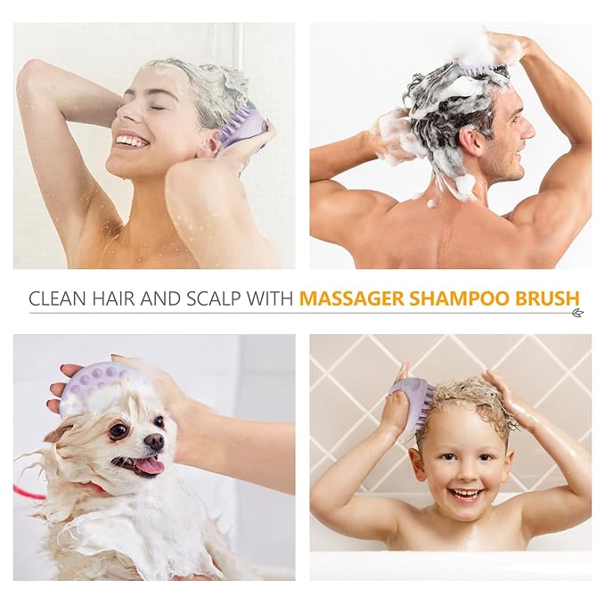Sndyi Scalp Massager Shampoo Brush, Scalp Scrubber - Image 5
