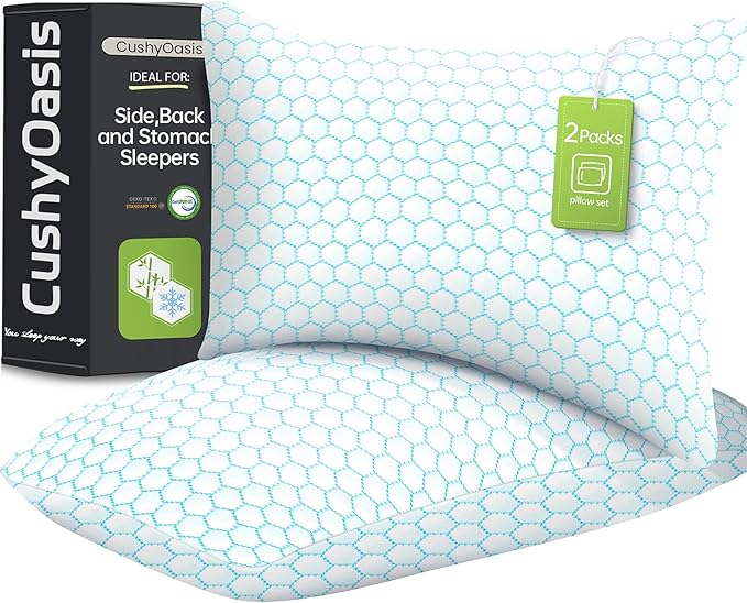 CushyOasis Shredded Memory Foam Pillow by CushyOasis
