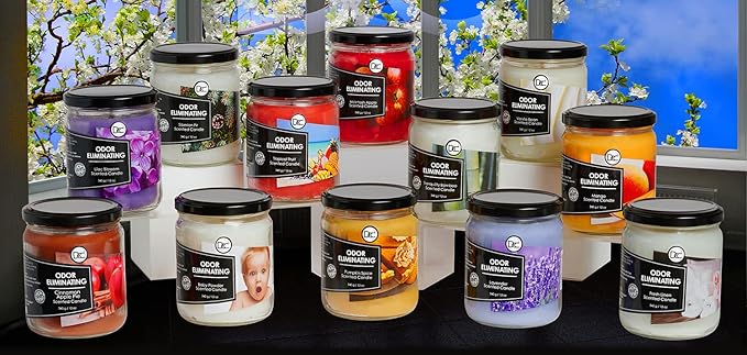 McIntosh Apple 2 Pack Odor Eliminating Highly Fragranced Candle - Image 9