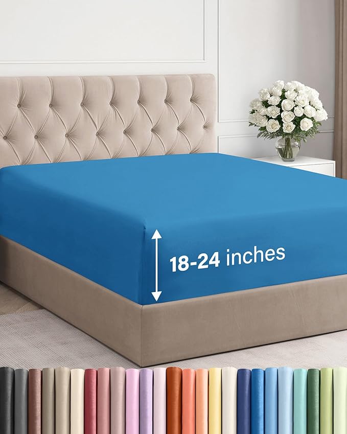 Extra Deep Queen Fitted Sheet by CGKUnlimited