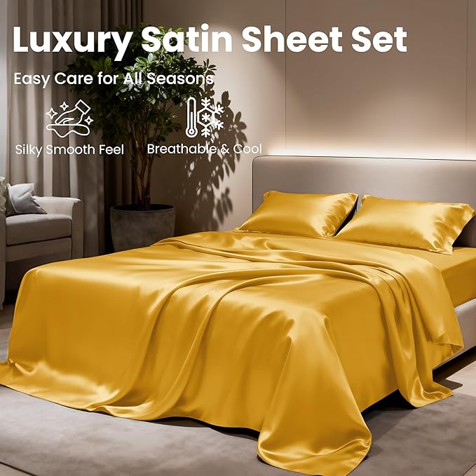Love's cabin Satin King Sheet Sets - Image 8
