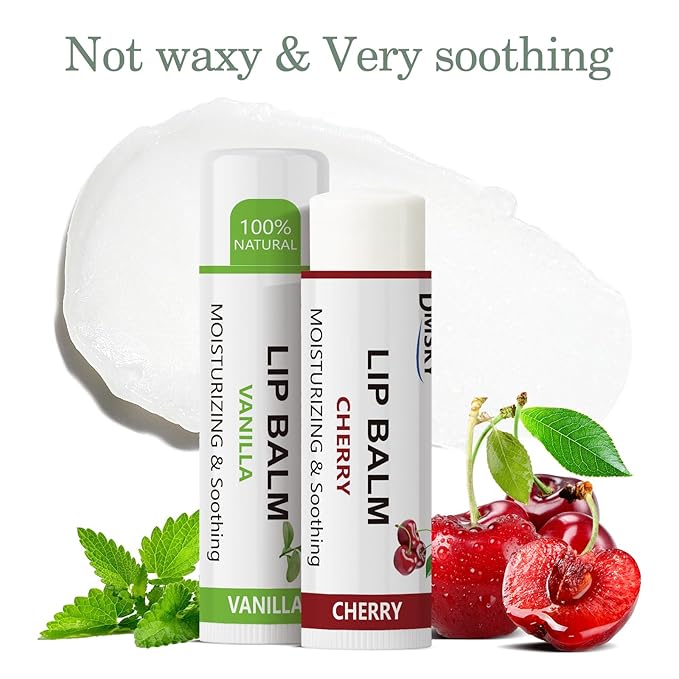 40 Pack Lip Balm Bulk, Fruit Lip Balm Variety Pack, Natural Moisturizing Balms - Image 8