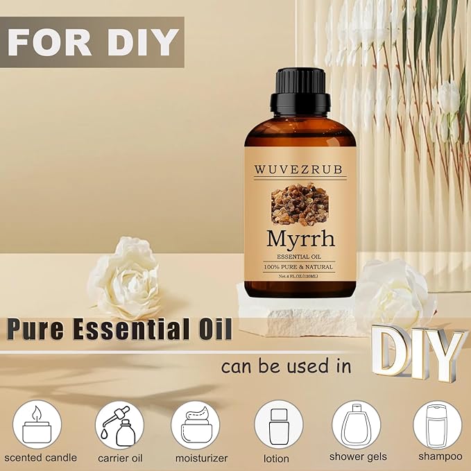 Myrrh Essential Oils, 120ML Pure and Natural Essential Oil - Image 3