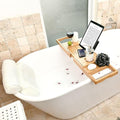 Bath Pillow and Bathtub Tray Set by Monsuri