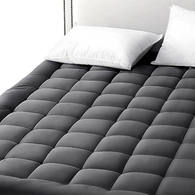 EASELAND King Size Mattress Pad Pillow Cooling Top Mattress Cover Quilted - Image 8