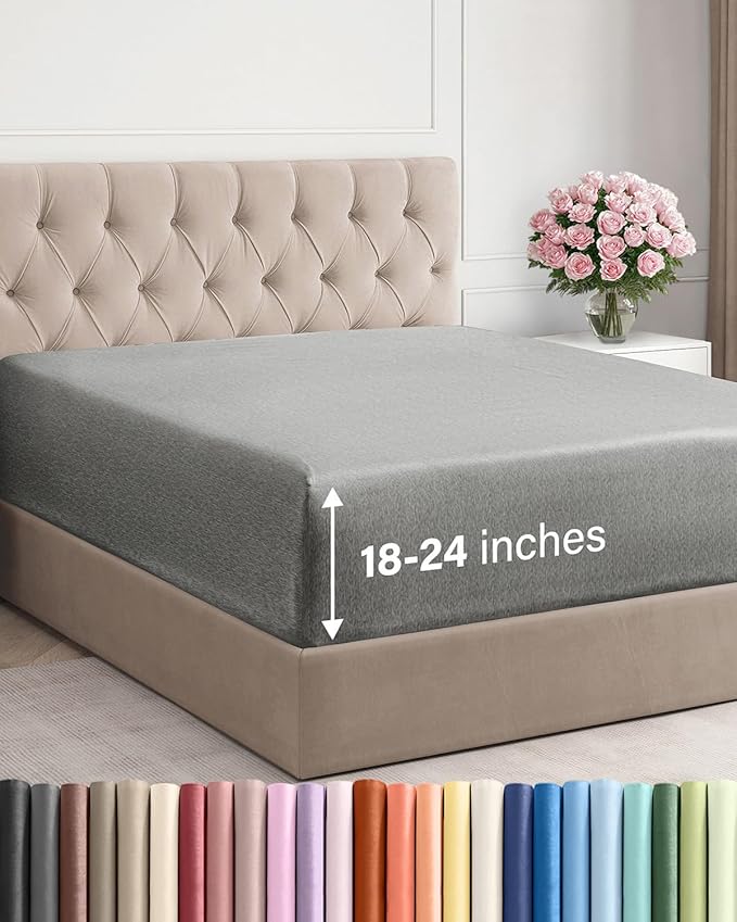 Extra Deep Cal King Fitted Sheet by CGKUnlimited