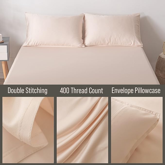 Bella Coterie | Luxury Bamboo Viscose King Size Pillowcase Set | 100% - Image 3