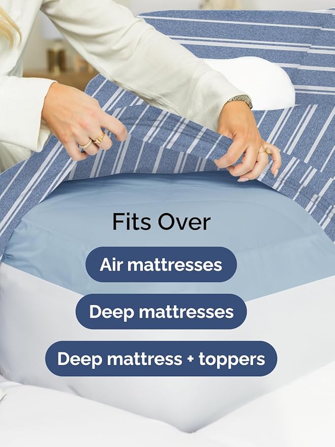 Extra Deep Twin XL Fitted Sheet - Image 6