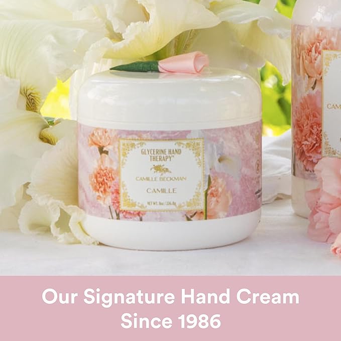 Camille Beckman Glycerine Hand Therapy Cream, Signature Camille, 8 Ounce - Image 6