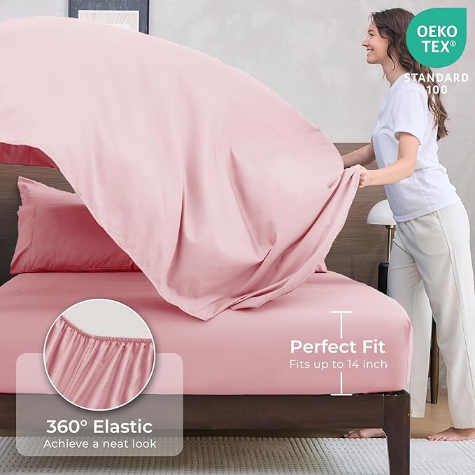HEVUMYI Pink Queen Comforter Set - Image 5