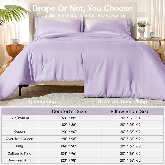 MUXHOMO Full Comforter Sets, All Season Ultra Soft Down Alternative Bedding - Image 8