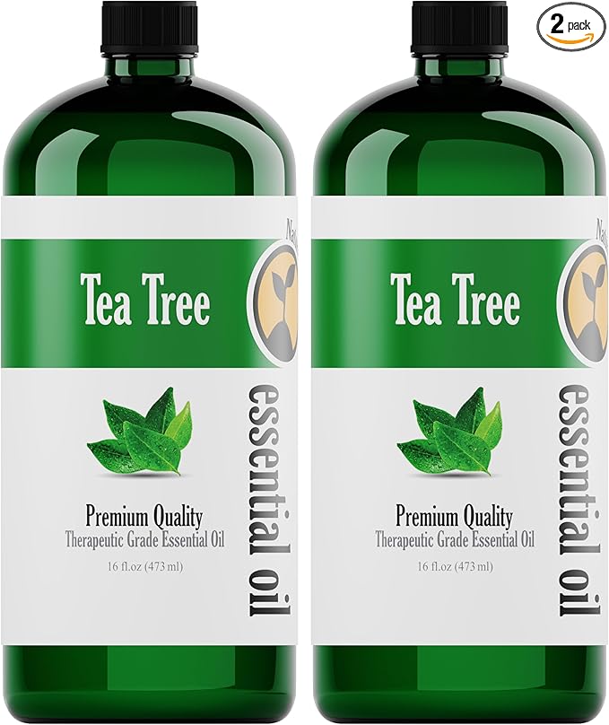 Natures-Star 2 Pack 16oz Bulk Size Tea Tree Essential Oil by Natures-Star