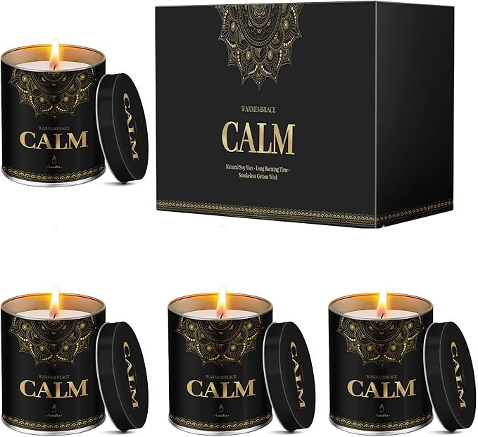 WarmEmbrace Scented Candles, 9 Oz Candle Sets by WarmEmbrace
