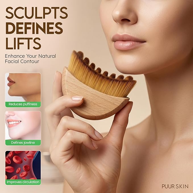 Premium Lymphatic Contour Face Brush - Image 4