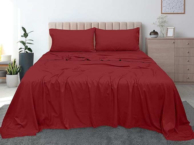 Royale Linens 300 Thread Count 100% Long Staple Combed Cotton Flat Sheet - Image 9