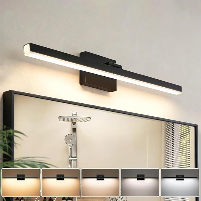 IZORRO Modern Bathroom Vanity Light 32 inch, 24W Dimmable Led Bathroom Light by IZORRO