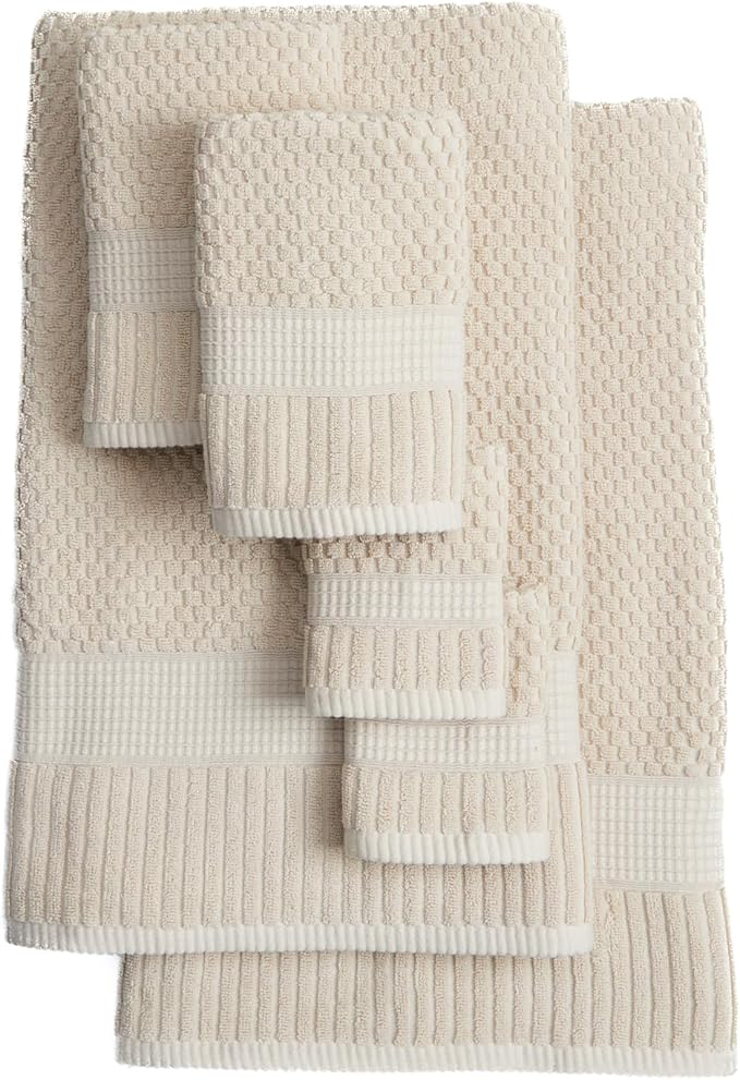 NY Loft 100% Cotton Hand Towel 6 Pack Hand Towel Set | Super Soft & Absorbent - Image 8
