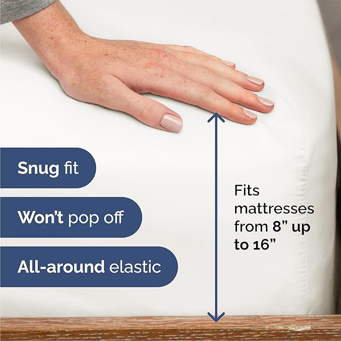 Queen Size 4 Piece Sheet Set - Image 3