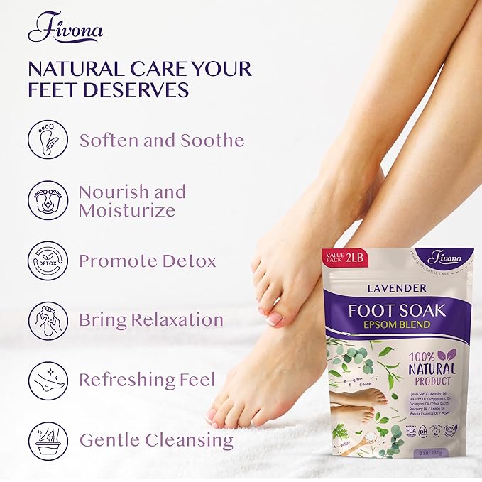 Foot Soak Epsom Salt with Lavender - Image 3
