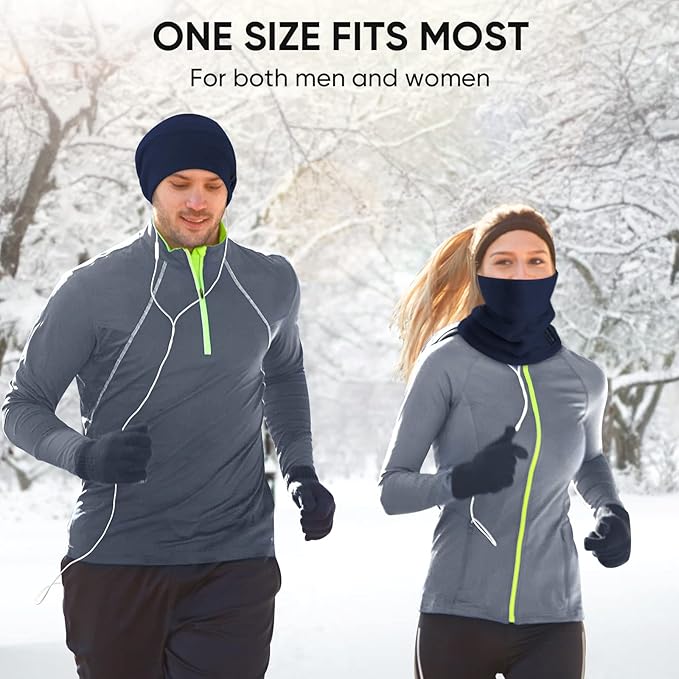 TICONN Neck Gaiter Face Cover Scarf, Neck Warmer Breathable Sun & Wind-proof - Image 3