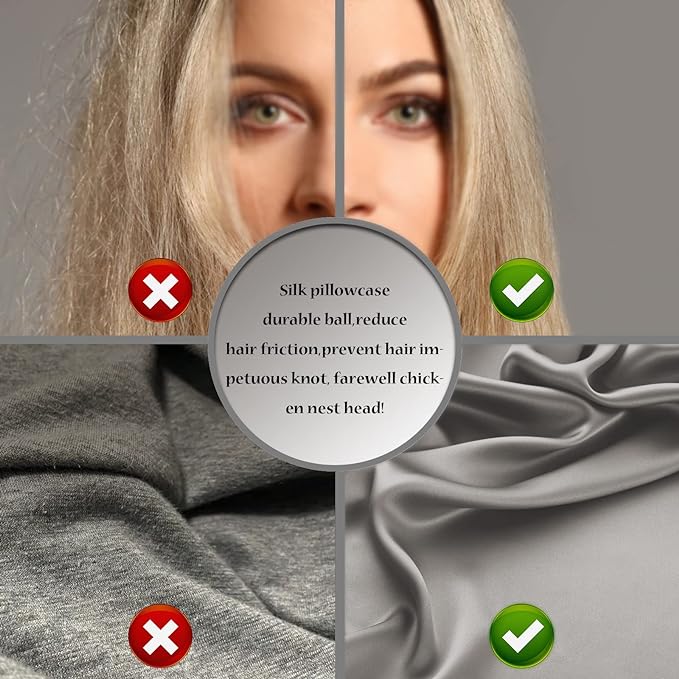 Silk Pillow Cases 2 Pack Soft Breathable and Sliky King Size Pillow Cases Set - Image 5