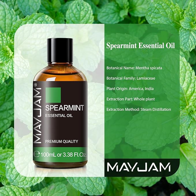 Spearmint Essential Oil, MAYJAM Pure Essential Oils - Image 3