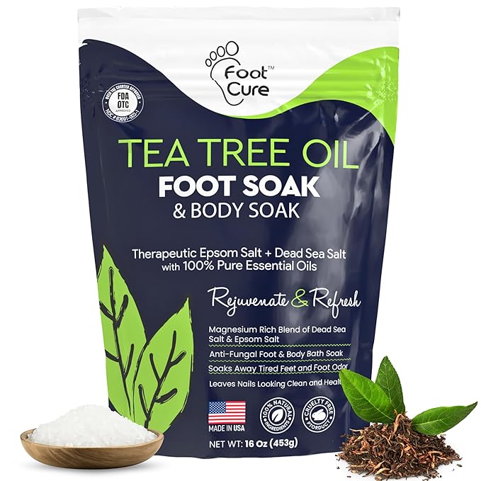 Tea Tree Oil Foot Soak with Epsom Salt by FOOTCURE