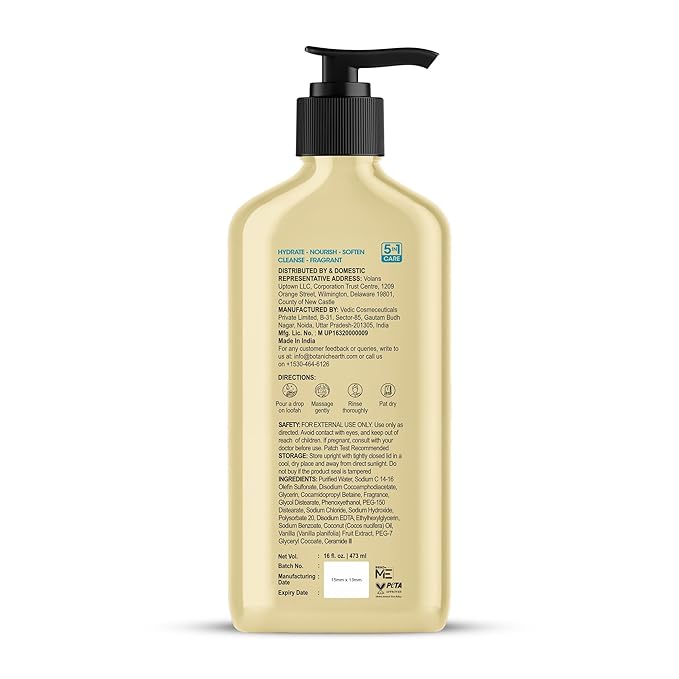 Botanic Hearth Coconut & Ceramides Body Wash – Hydrating Shower Gel - Image 2