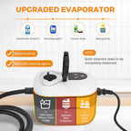 BEAMNOVA Steam Cleaner for Car Detailing 1.2L (41oz) Water Container Handheld Steamer for Cleaning Portable Steam Gun High Pressure Multipurpose Steam Machine, White