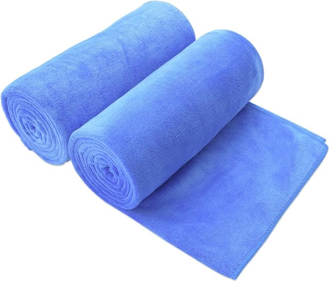 JML Large Microfiber Bath Towels Set by JML
