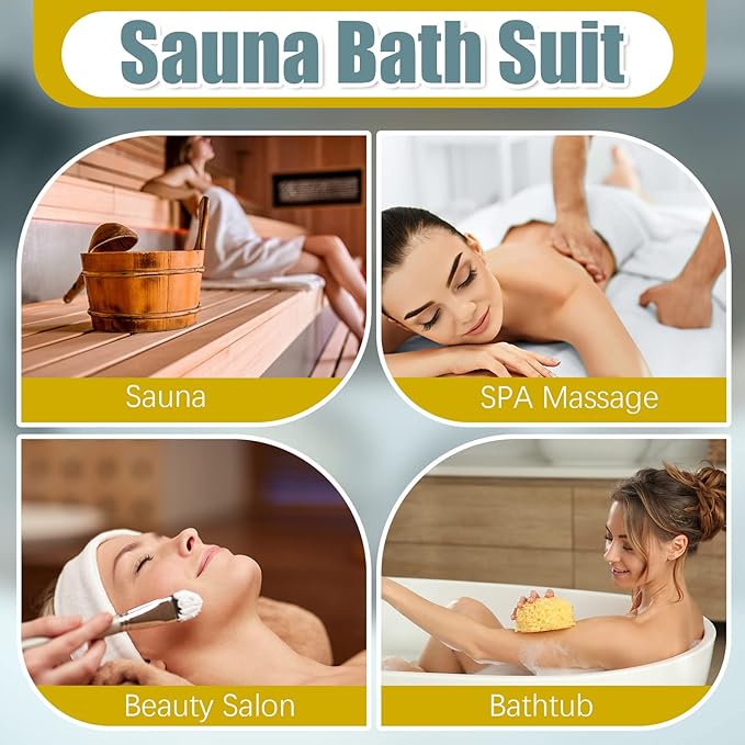 Xtinmee Disposable Body Wraps PE Sauna Bath Suit Plastic Body Sauna Wrap - Image 6