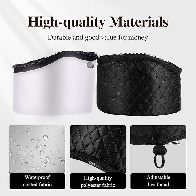 Heat Cap for Deep Conditioning: 10-Level Heats Up Quickly 3 Time Settings Hair - Image 5