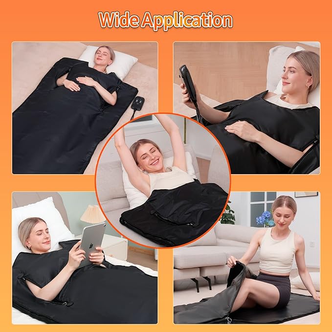 Infrared Sauna Blanket for Home: Extra Large Portable Sauna Blanket withFull - Image 7