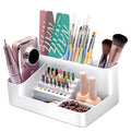 ANRUI Nail Drill Machine & Bits Storage Box, Plastic Nail desk organizer of 28 by ANRUI