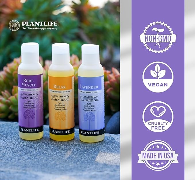 Plantlife Sore Muscle Massage Oil - Image 3