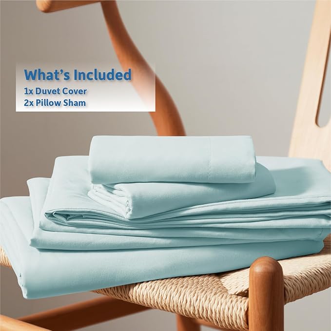 Nestl Light Blue Duvet Cover Queen Size - Image 9