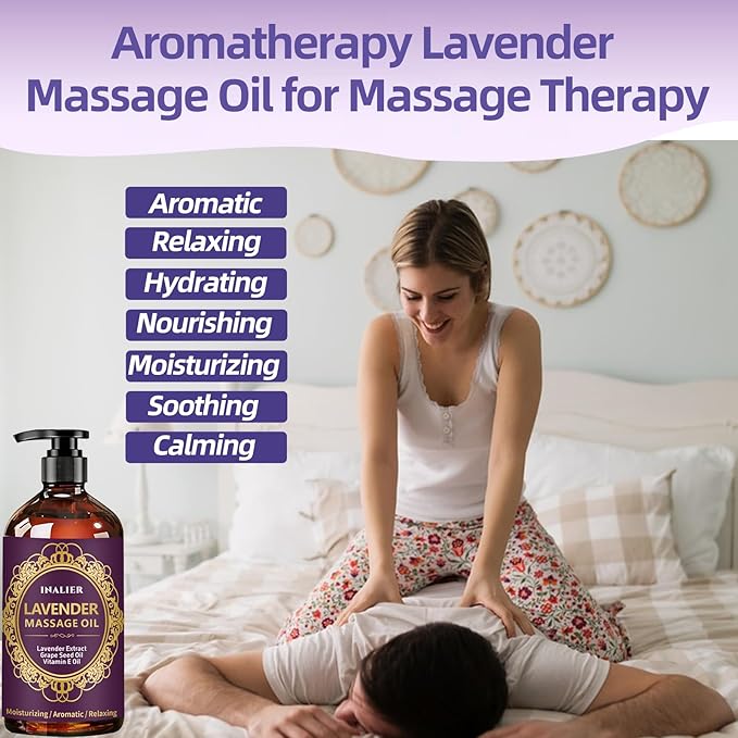 Massage Oil for Massage Therapy, Lavender Oil - Image 4