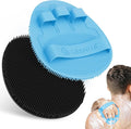 New Silicone Bath Glove with Straps, 360° Anti-Slip & Enlarged Exfoliating Body by GEENOA