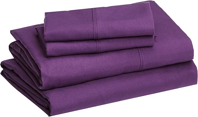 Amazon Basics Breathable Microfiber 4-Piece Bed Sheet Set - Image 2