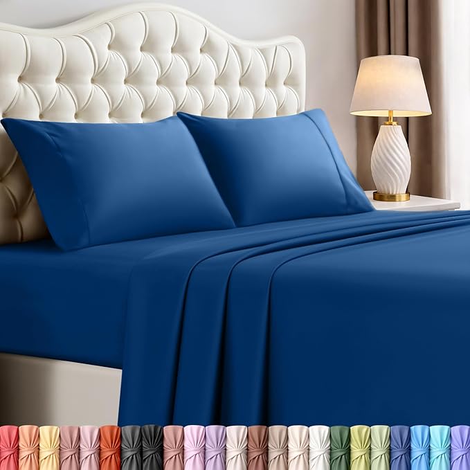 Utopia Bedding Full Size Sheet Set – 4 Piece Bed Sheets, Soft and Breathable by UTOPIABEDDING
