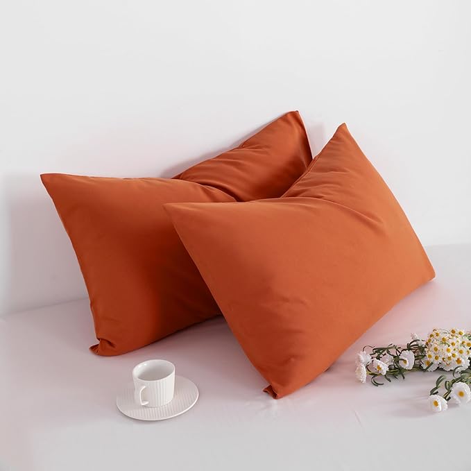 FLXXIE Pillow Cases Queen, Soft Microfiber Pillow Covers - Image 5