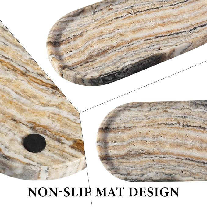 Koville Natural Marble Bathroom Tray - Image 3