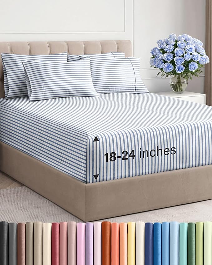 Extra Deep Cal King Sheet Set by CGKUnlimited